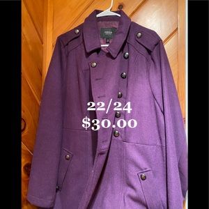Torrid Winter Pea Coat